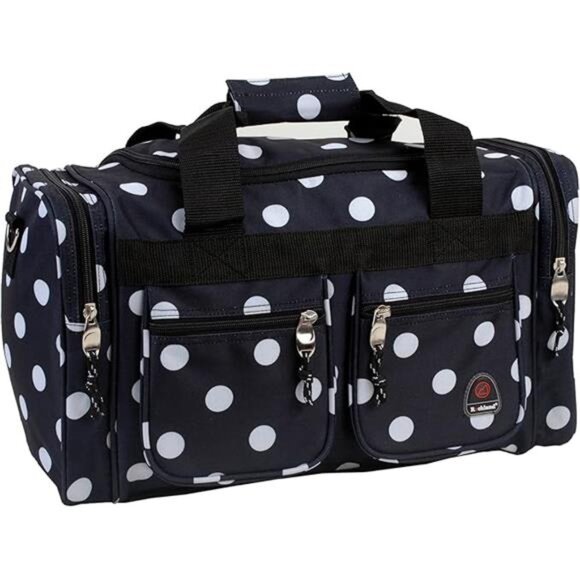 Travel Duffel Bag Large Gym Bag Heavy Duty Polyester Weekend Bag with Shoulder S - Picture 7 of 7
